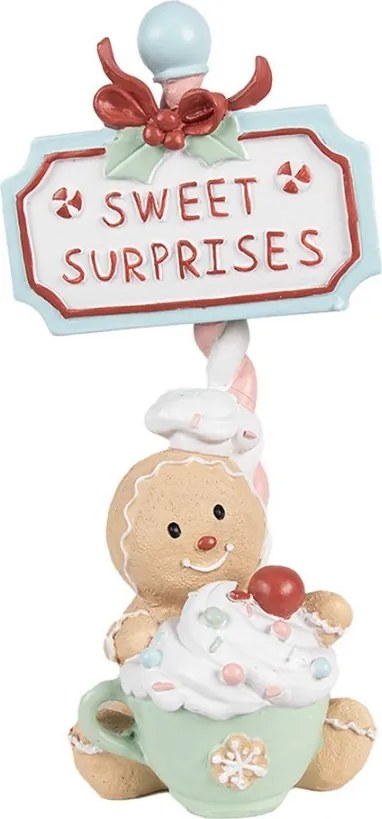 Vianočné dekorácie Perníček Gingerbread Sweet Surprises - 13*10*25 cm