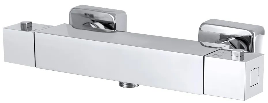 Gamma Gamma, termostatická sprchová batéria so spodným 1/2" pripojením sprchy, chrómová, GMA-BTK-CH