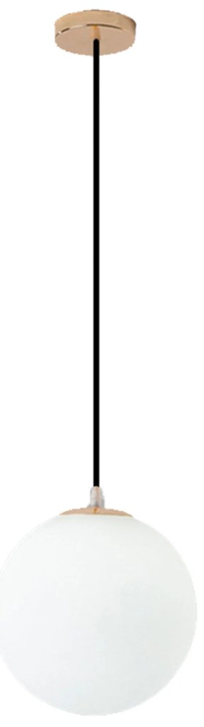 Toolight Toolight, závesné svietidlo 1xE27 APP1249-1CP, zlatá, OSW-40037