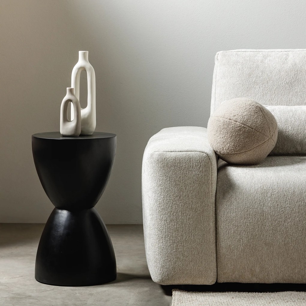 Odkládací stolek Lavia 35 cm mangové dřevo černý