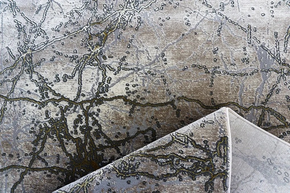 BE Koberec Elite 4355 BEIGE GOLD – žltý obdĺžnikový Rozmer: 120x180 cm