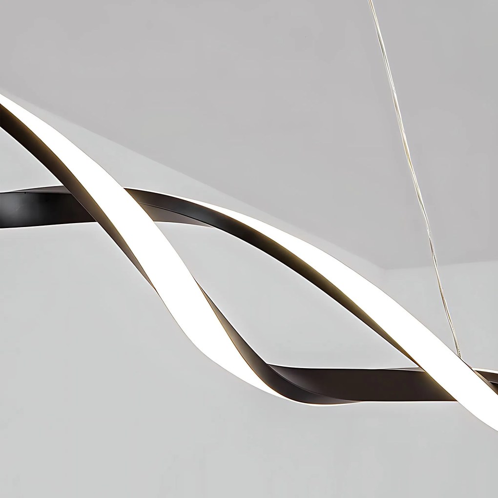 Toolight Toolight, LED závesné osvetlenie 120cm, 46W, 3000K, 2000lm, LHJ020-CP, čierna, OSW-50046