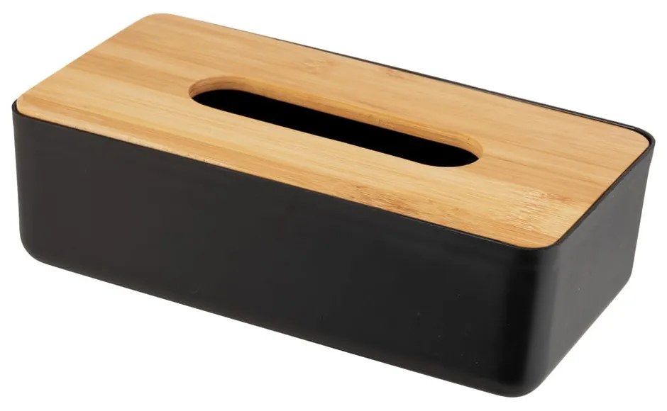 Plastovo-bambusový box na vreckovky Rotello - Wenko