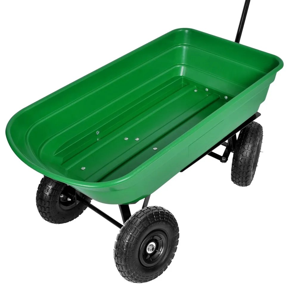 Záhradný sklápací vozík GARTEN zelený