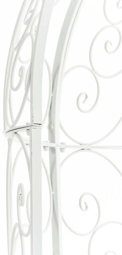 Oblúk na ruže Rosie s lavičkami - Biela