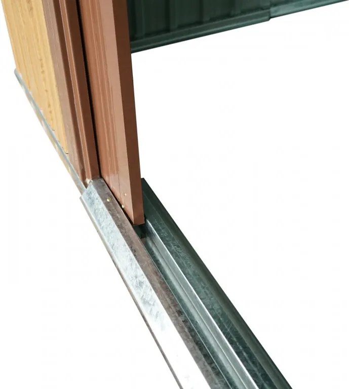 Záhradný domček BestBerg ZDB-7D / 7,2 m² / 301 x 238 x 214 cm / dekor červené drevo / hnedá