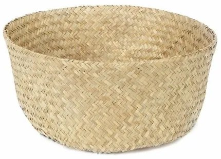 Compactor Pletený úložný košík z morskej trávy Belly, 35 x 32 cm, prírodná, M