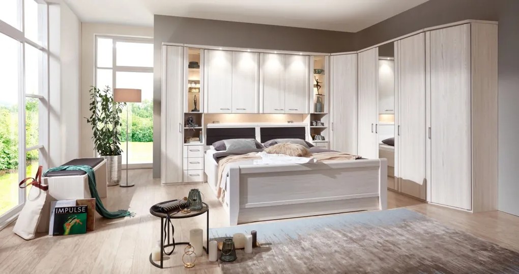 Skosená skriňa Luxor 47 cm, polárny smrekovec, pravá