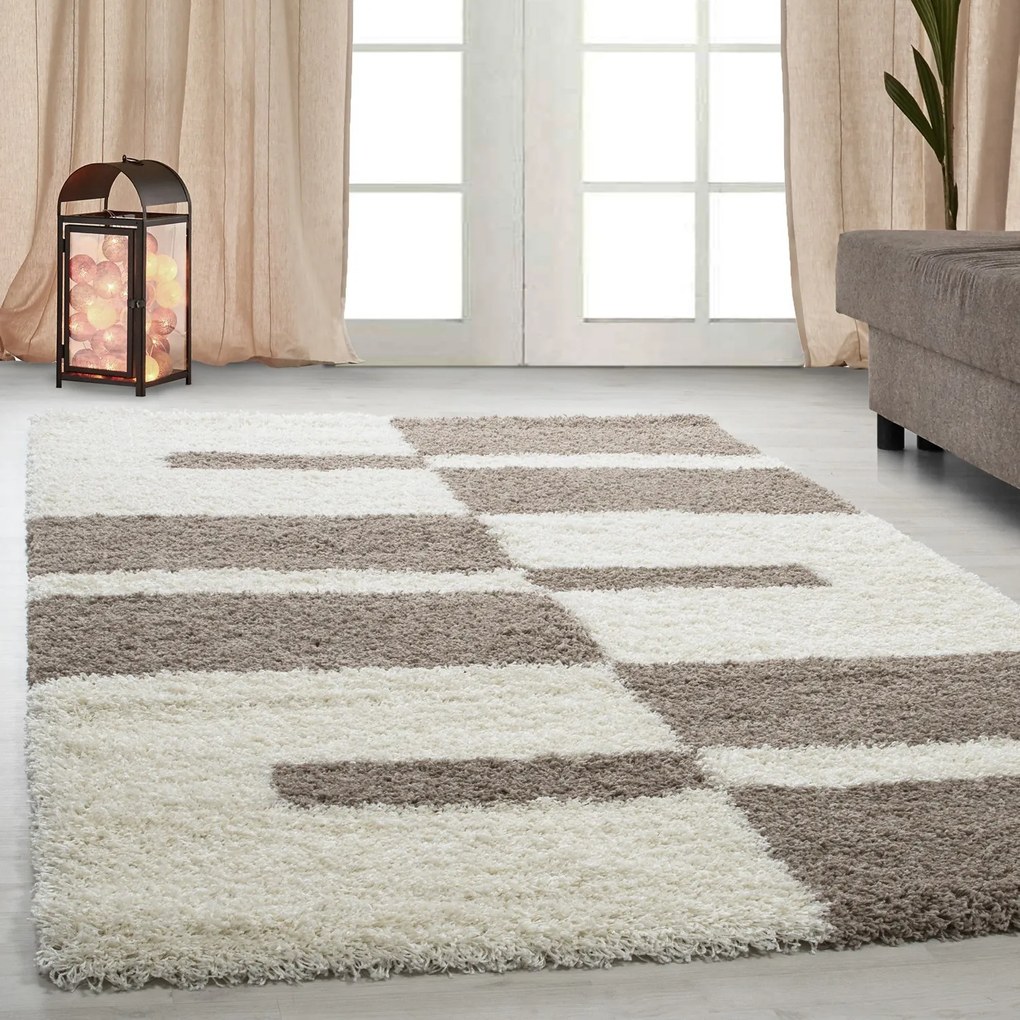 Ayyildiz Kusový koberec GALA 2505, Béžová Rozmer koberca: 160 x 230 cm