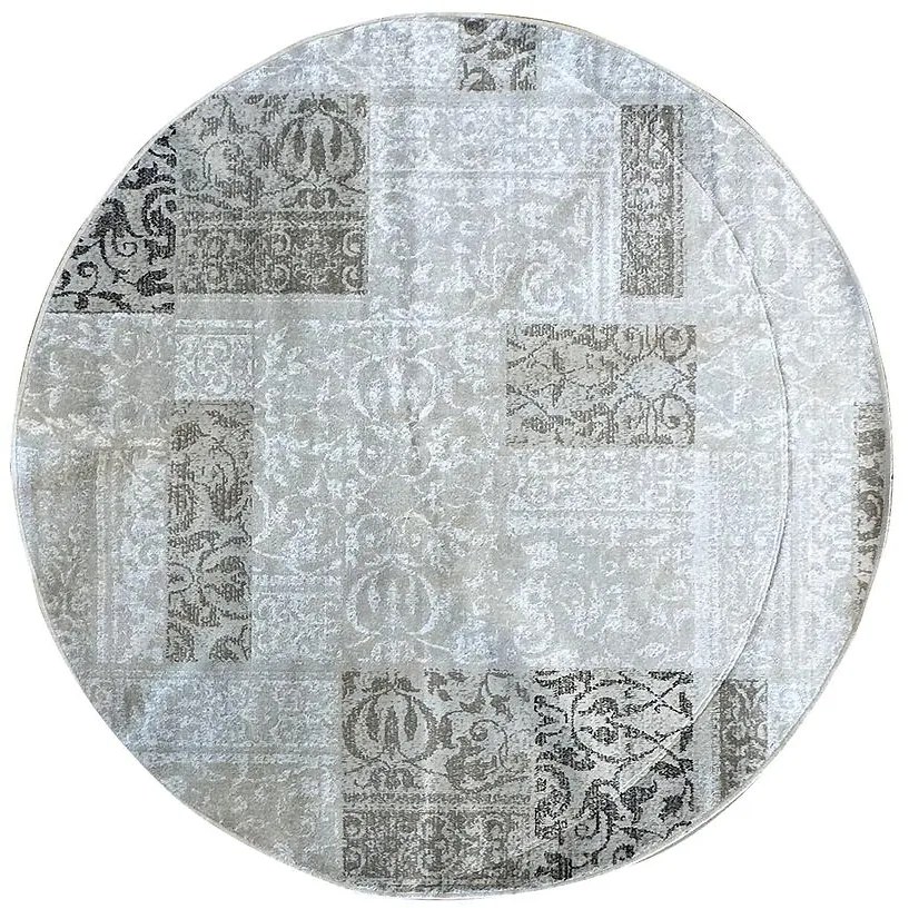 Koberec Mahhad 1,2 Round 84064 strieborný