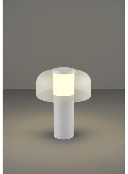 Eglo 900982 - LED Stmievateľná vonkajšia lampa PONENTE 2,25W/5V 2600mAh IP44 biela