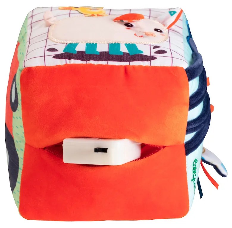 Lilliputiens - textilná kocka s aktivitami a prekvapením - Farma