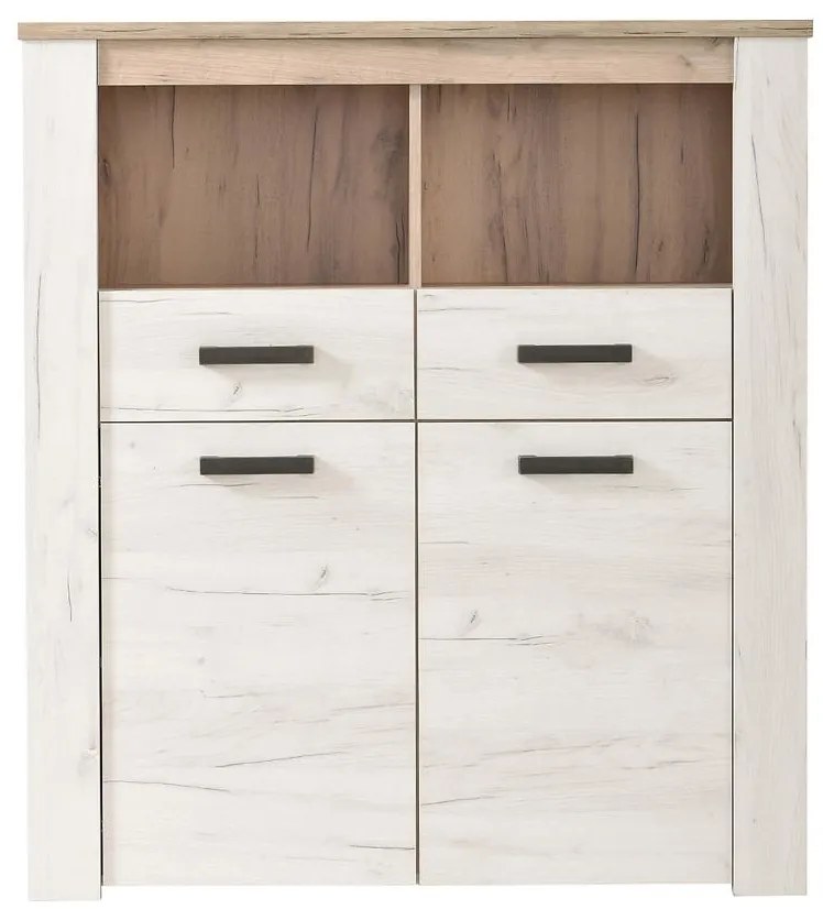 Vitrína Kent POP 2F biely dub 11008837