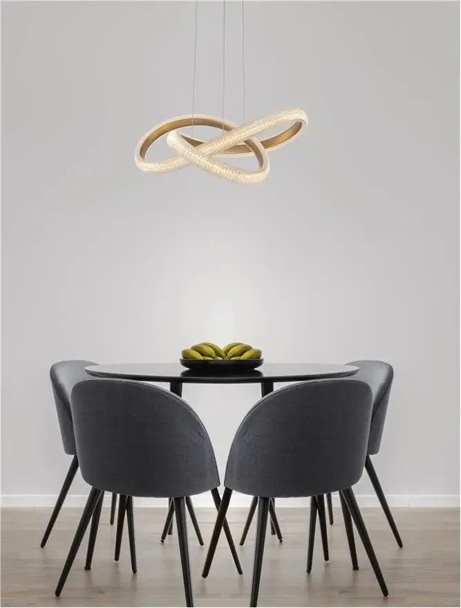 LED luster Medora A 75.5 zlaté