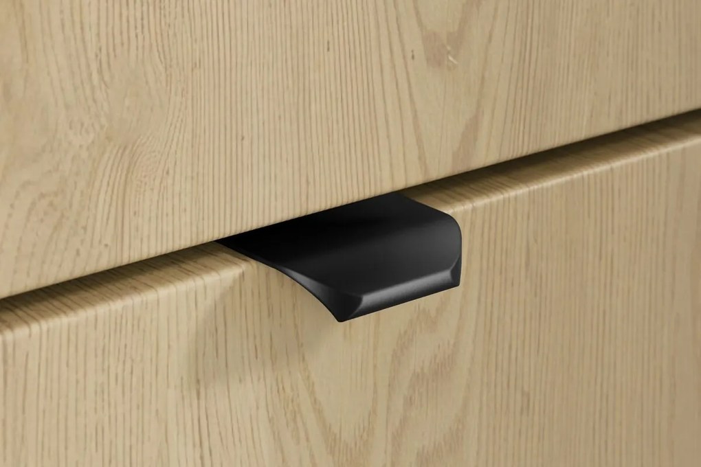 Závěsná skříňka Ovalia Cloud s deskou a umyvadlem 80 cm dub Cremona