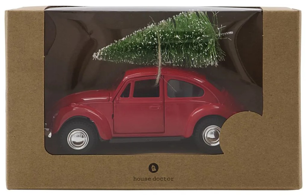 House Doctor Vianočné autíčko Xmas Car Red