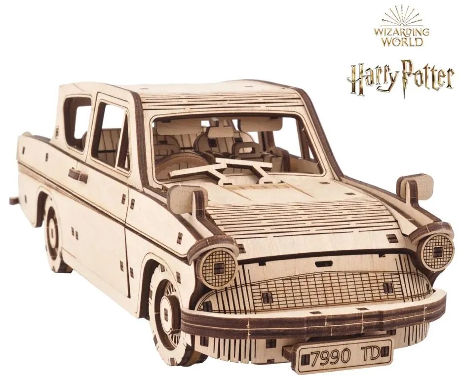 Ugears 3D mechanické puzzle Harry Potter Lietajúci Ford Anglia 246 ks