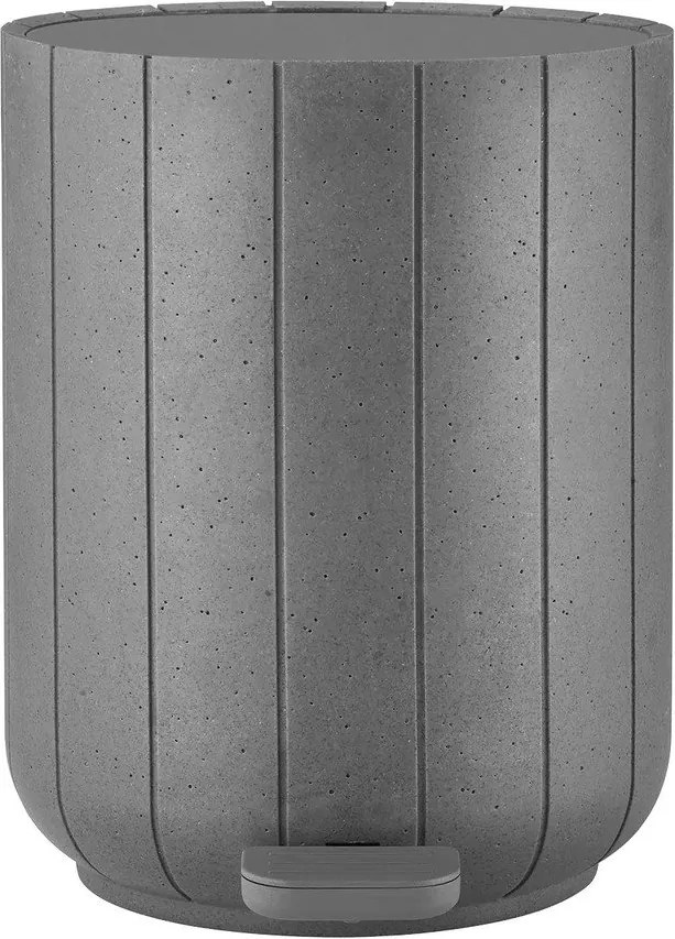 Sivý pedálový odpadkový kôš z polyresínu 3 l Kua – Blomus