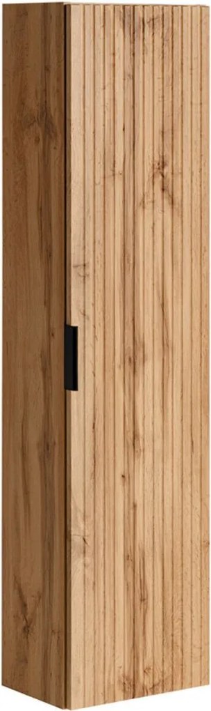 Vysoká závesná kúpeľňová skrinka Adel Dub (ADEL OAK 80-01-B-1D)