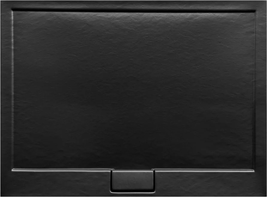 Besco Obdĺžniková sprchová akrylátová vanička AXIM NEW SE R 100x80 (120x80, 100,110,120x90) B UltraSlim Stone Effect BESCO-Rozmery: 120x90