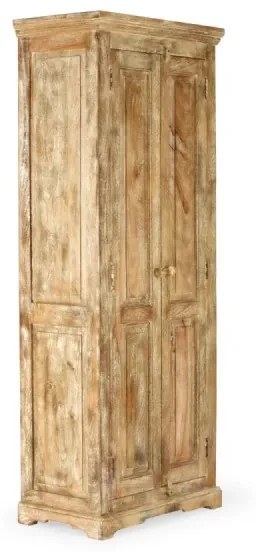 furniture-nabytek.cz - Masívna šatní skriňa Patina z mangového dreva, lakovaná, prírodná farba