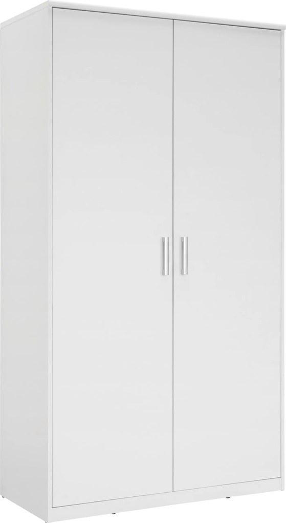 XXXLutz SKRIŇA S OTOČNÝMI DVERAMI, biela, 106/194/54 cm Xora - Skrine - 000017003035