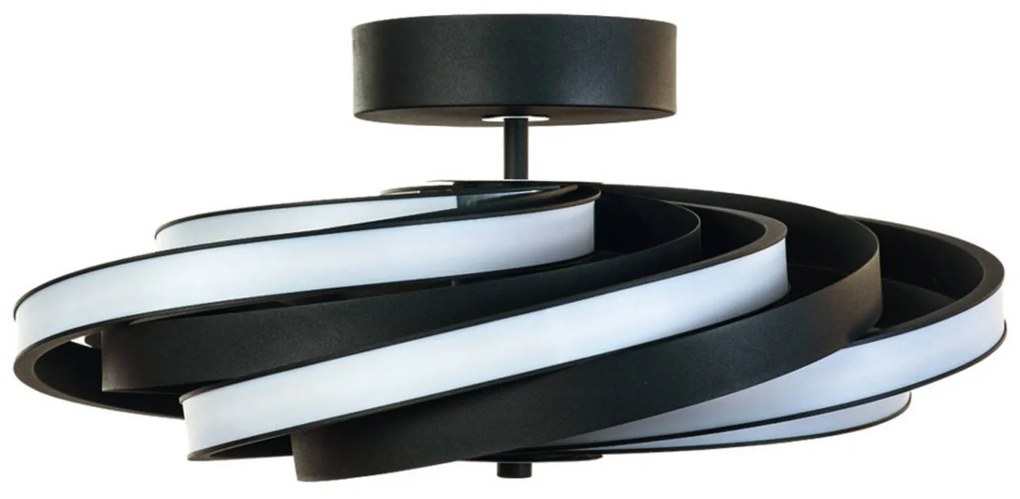 Stropné LED svietidlo Zoya v matnej čiernej
