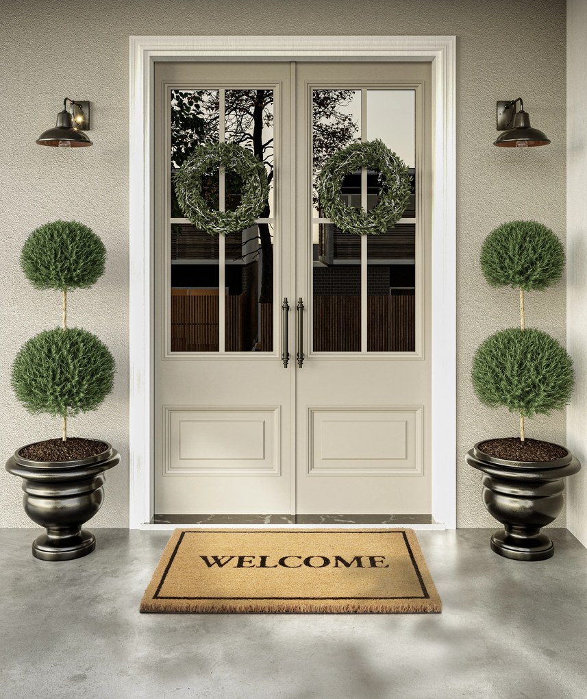 Villeroy & Boch, Rohožka Villeroy & Boch 106116 Cocos - na von aj na doma, 80x50, hnedá, chodba / predsieň