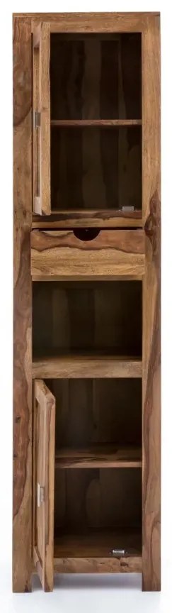 furniture-nabytek.cz - Masivní koupelnový set Lagos, 5dílný, palisandr lakovaný, hnědý