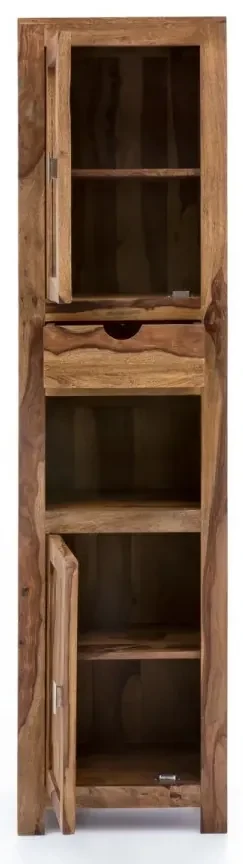 furniture-nabytek.cz - Masívny kúpeľňový set Lagos, 5-dielny, lakovaný palisander, hnedý