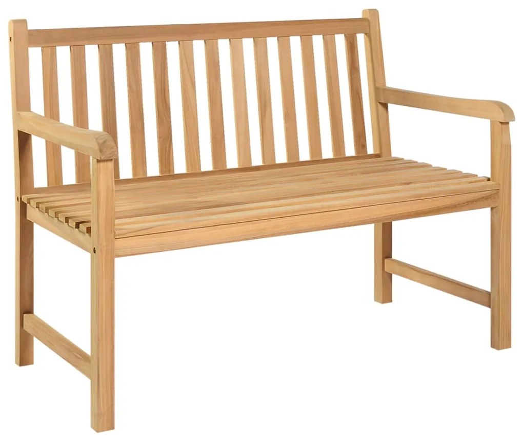 vidaXL Záhradná lavička 114 cm teakový masív