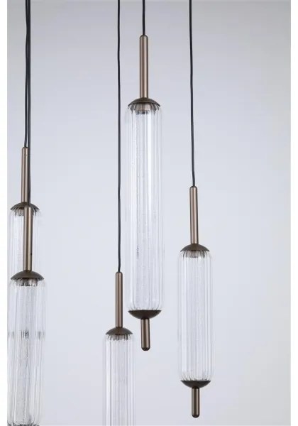 Searchlight 76210-5CL - LED stmievateľný luster na lanku CATTAIL LED/24W/230V