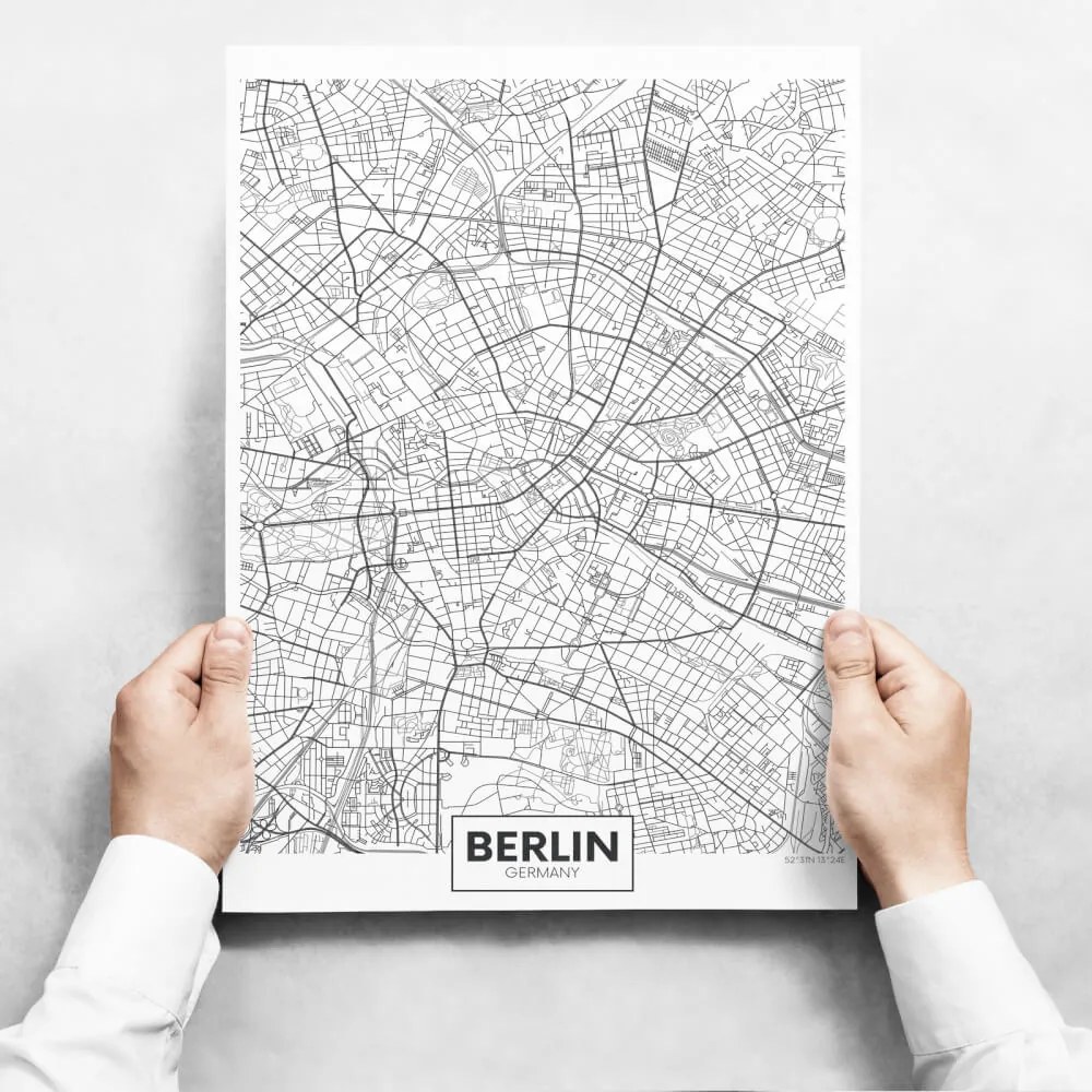Obrazy na stenu - Map Of Berlin
