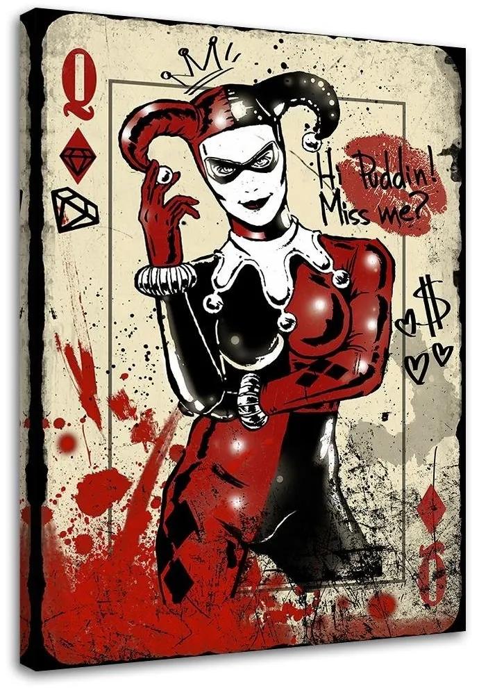 Gario Obraz na plátne Figúrka Harley Quinn - DDJVigo Rozmery: 40 x 60 cm