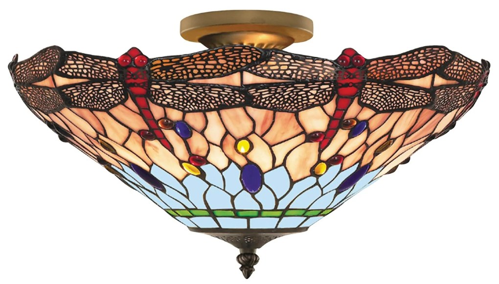 Tiffany stropnica VÁŽKA SKY Ø42