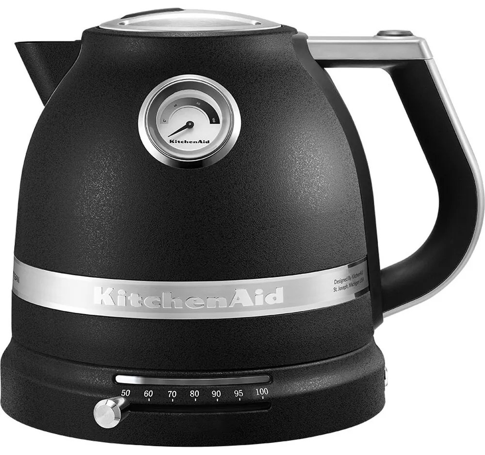 Rýchlovarná kanvica KitchenAid Artisan 1,5 l z čiernej liatiny, 5KEK1522EBK