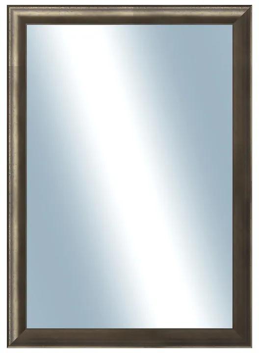 DANTIK - Zrkadlo v rámu, rozmer s rámom 50x70 cm z lišty Ferrosa grafit (3141)