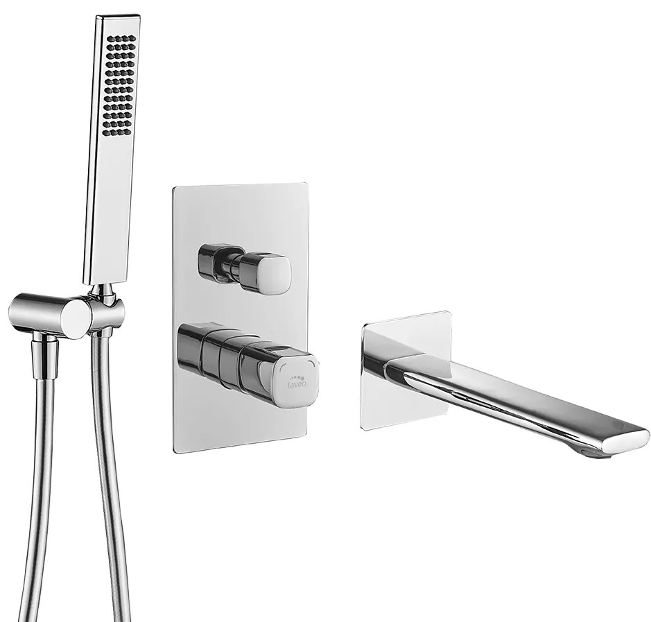Laveo Tores, vaňová súprava pod omietku, chrómová, LAV-BVT_011P