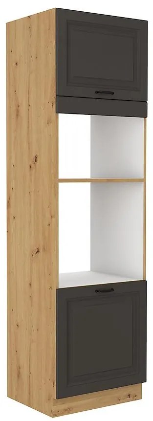 Kuchynská skrinka STILO grafit mat/artisan 60dmp-210 2f
