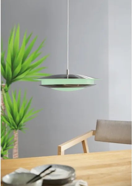 Eglo 98043 - LED RGBW Stmievateľný luster na lanku MONEVA LED/18W/230V