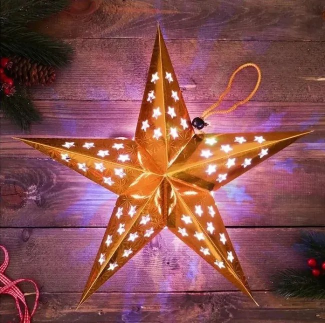 Vianočná dekorácia LED Hviezda SY-002