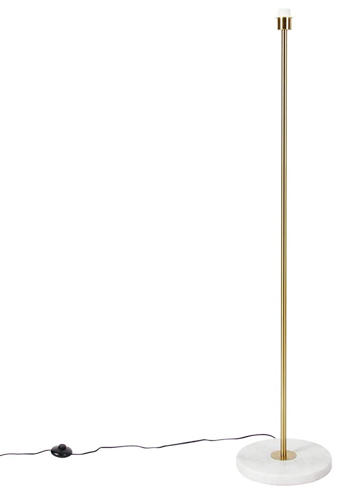Moderná stojaca lampa mosadz - Kaso