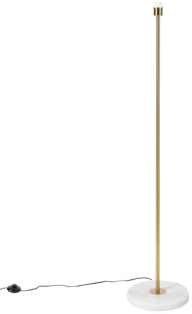 Moderná stojaca lampa mosadz - Kaso