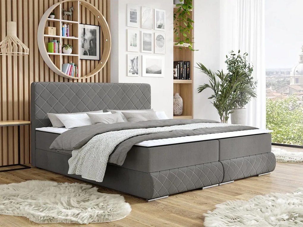 Manželská posteľ Boxspring. Vlastná spoľahlivá doprava až k Vám domov. 1059605