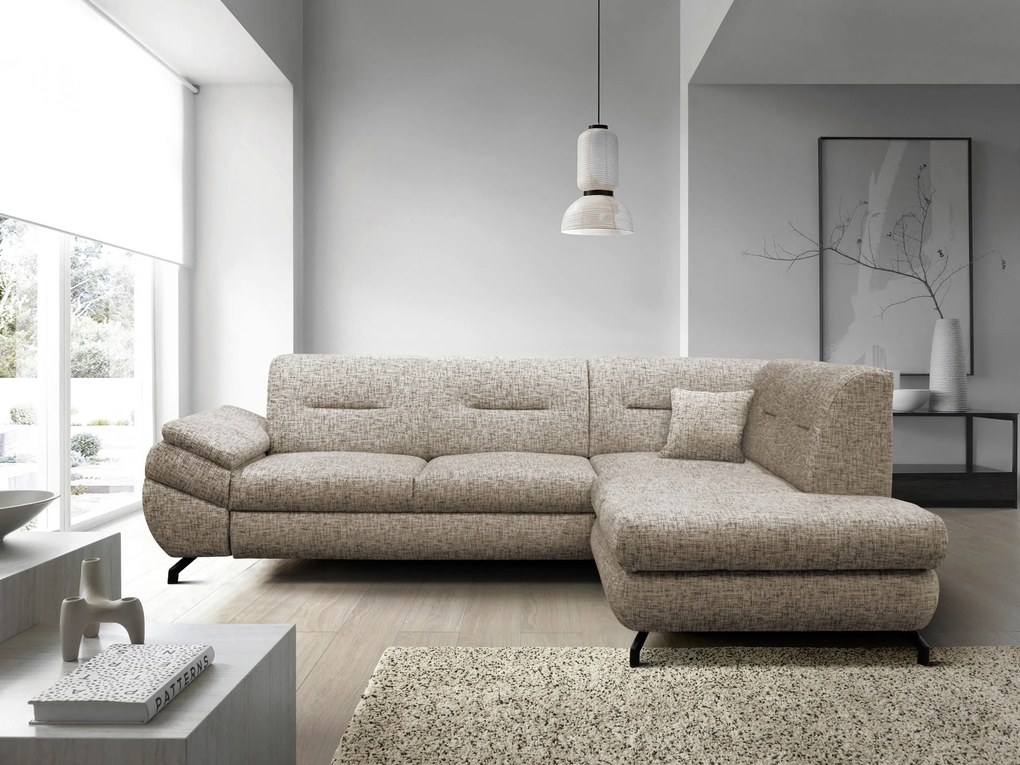 XXXLutz ROHOVÁ SEDAČKA, textil, svetlohnedá MID.YOU - Sedačky - 001574006912