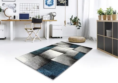 Koberce Breno Kusový koberec HAWAII 1720 Turkis, sivá, viacfarebná,80 x 150 cm