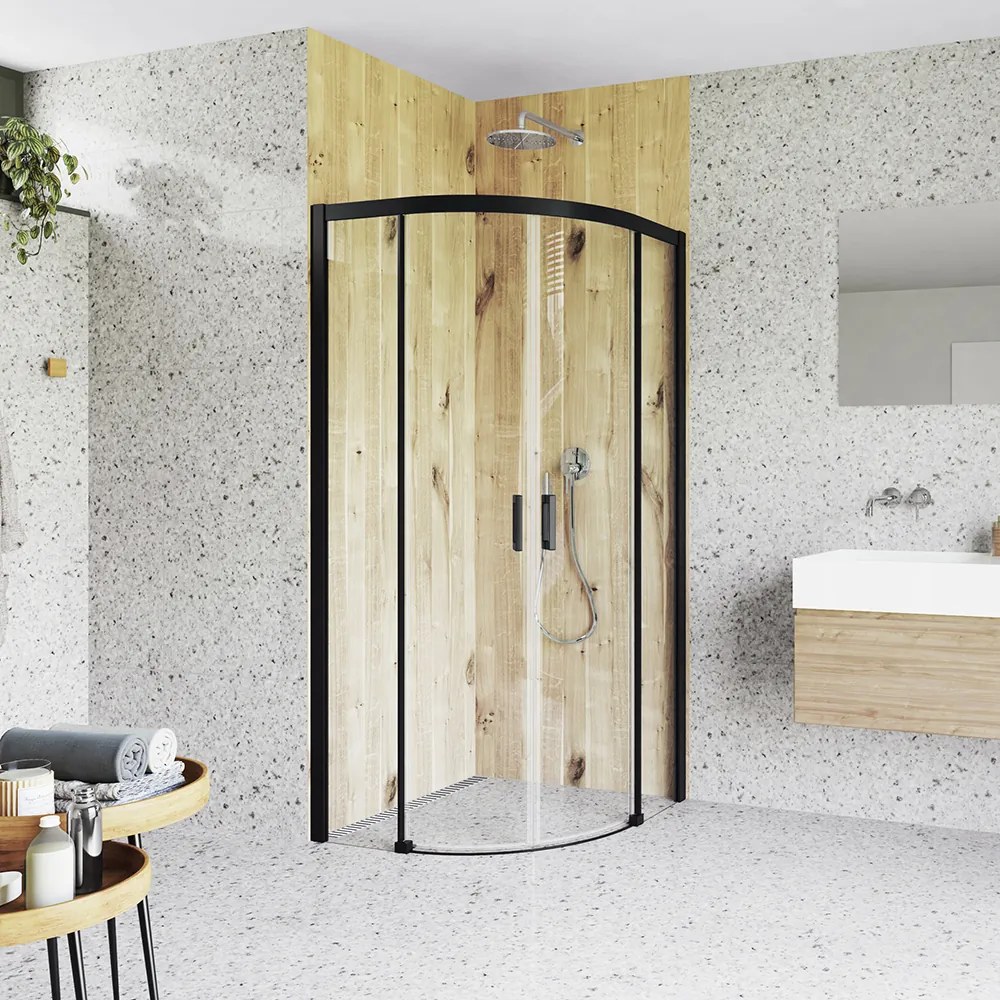 Roth Štvrťkruhový sprchový kút CI R55 - bez vaničky ROTH-Variant: rozmery: 90x90 cm - (CI R55/900 - CI R55 090200 VPE), ROTH-Profily: profily: brilla…