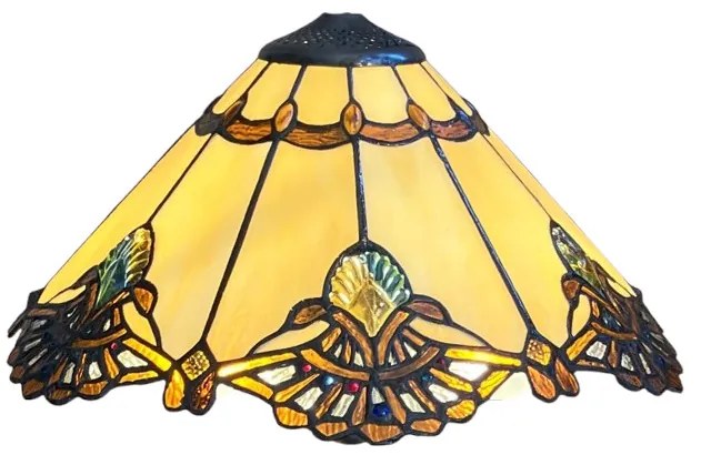 Vitráž lampa do spálne GOLD 60*Ø40