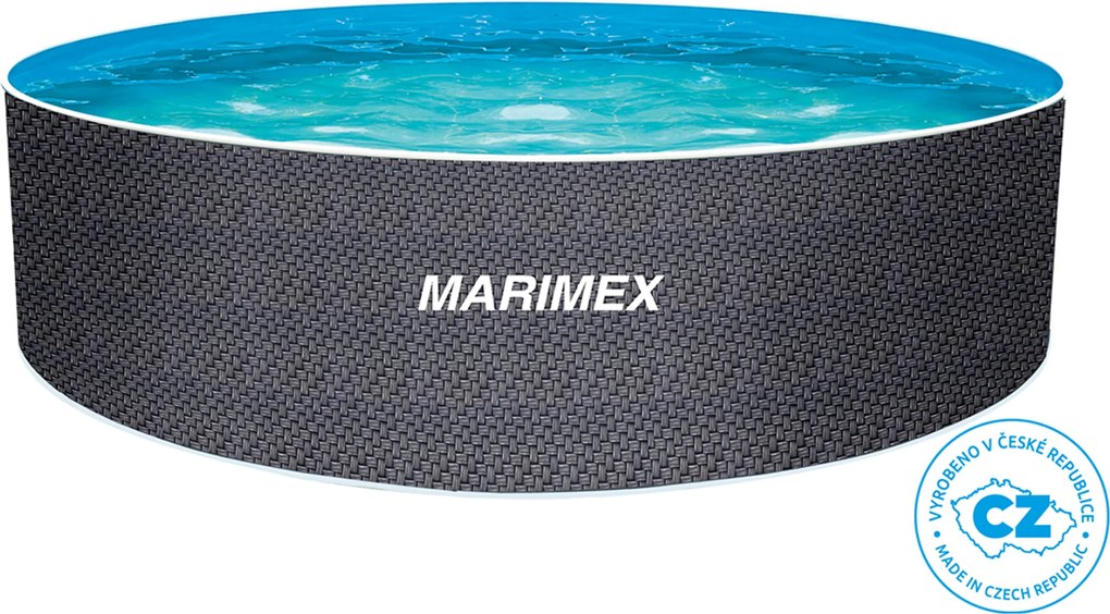 Marimex | Bazén Marimex Orlando 3,66x1,22 m bez filtrácie- motív RATAN | 10340263