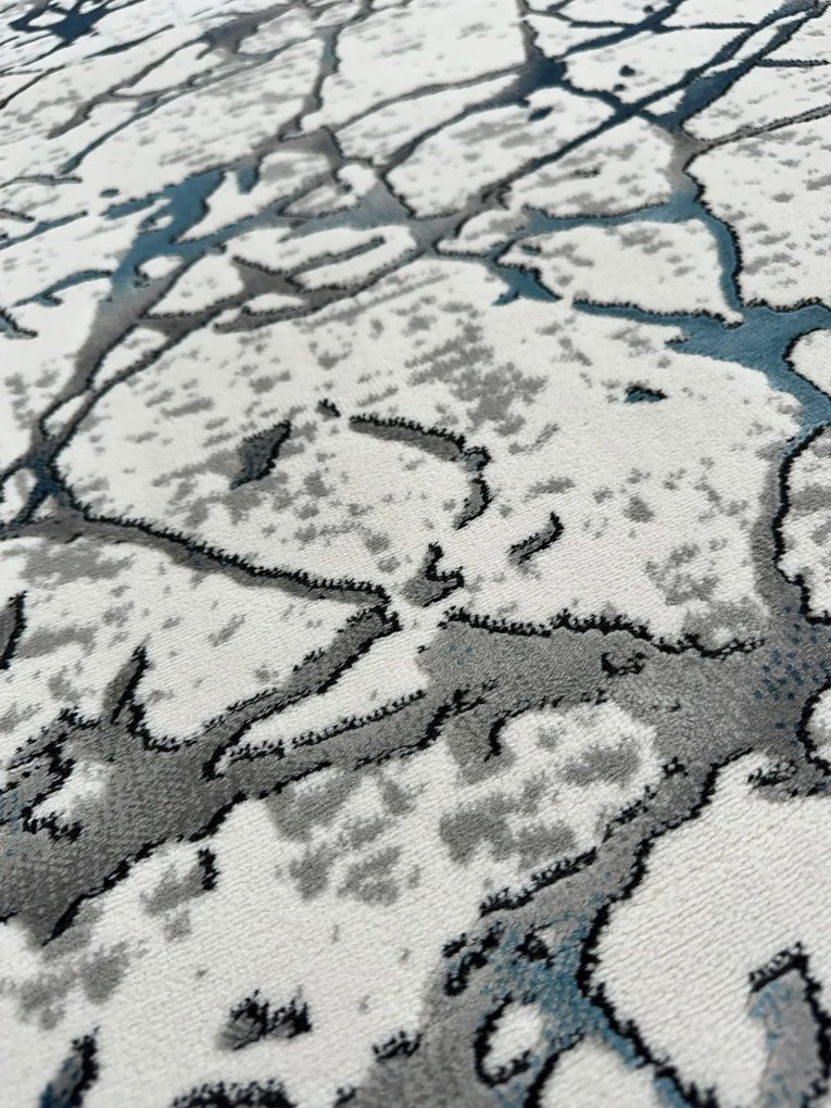 BE Koberec Pera 3305 BLUE – modrý obdĺžnikový Rozmer: 140x190 cm